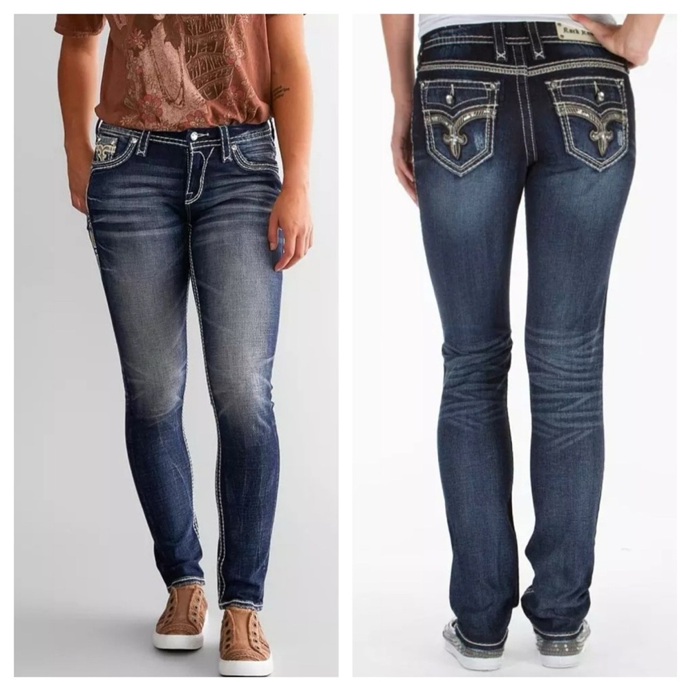 Rock Revival Dania Easy Skinny Stretch Jeans Waist 29